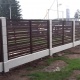 Партизанский забор частного санатория Бузулукский бор, смонтированный по технологии конструктора.