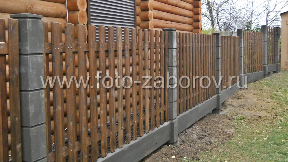 Фото Оригинальный забор для пенсионеров. Сочетание уюта (качественный деревянный штакетник) и