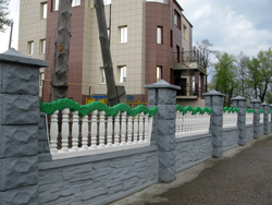 Ограда из бетона